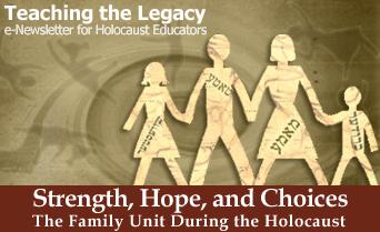 The Family Unit during the Holocaust - March 2010
